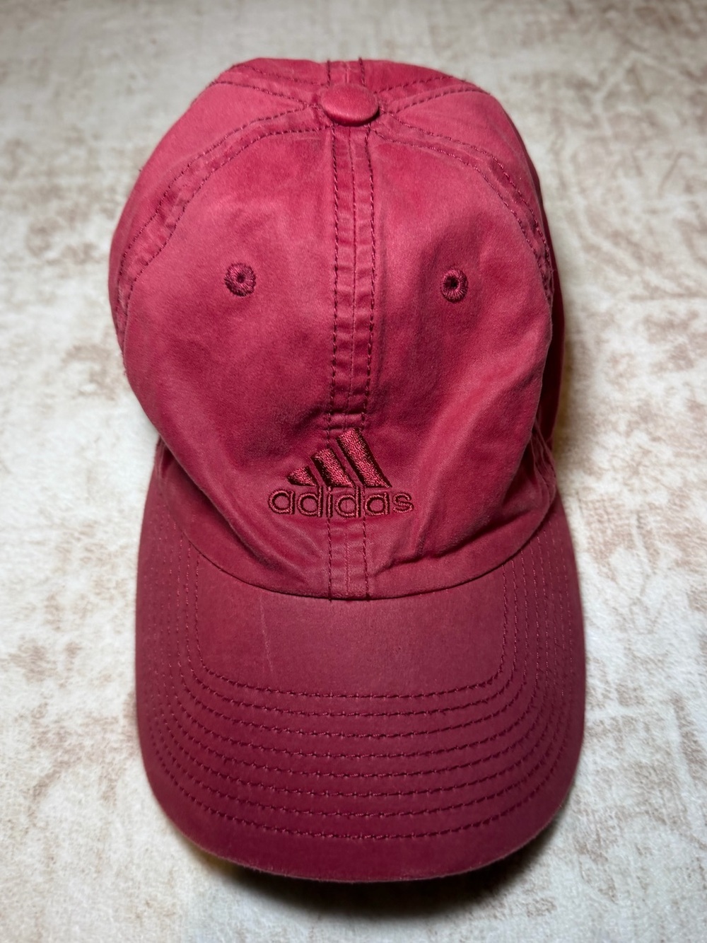Adidas Faded Burgundy Baseball Cap Women’s Adjustable Hat